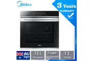 Midea 72L Larger Cavity Built-in Oven 13 Function Stainless Steel Latest Innovation G3 Oven Series Multi-level Baking 7NM30T0 /7NM30M1