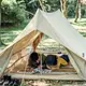 Naturehike 亙 輕奢風戶外加厚雙人棉布屋式帳篷 5.6 流沙金