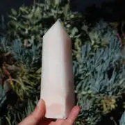 6.25in XL Bubblegum Pink Aragonite Crystal Tower