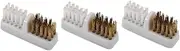 Healvian 3pcs Nail Drill Bits Cleaning Brush Nail Brush Cleaner for Manicure Dust Easy to Clean