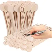 200 Pcs Wooden Coffee Stir Sticks 6 Inch Disposable Coffee Stirrers DIY Wood ...