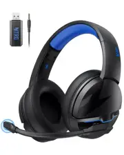 Wireless Gaming Headset | Non-Stop 100H Battery | Dynamic 50mm Drivers | Clear V
