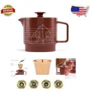 Dishwasher Safe 20 oz Frank Lloyd Wright Teapot with Infuser - Gift Box Included