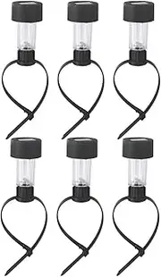 Generic 6Pcs Solar Lights Outdoor Fence Decor IP44 Waterproof Outdoor Pool Fence Decor Lamp Warm Light LED Pool Solar Lights Outdoor Swimming Pool Fence Decor Accessories