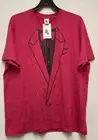 Off-White x Nike NRG A6 T-Shirt Hot Pink Tuxedo 100% Authentic BQ0827-698 Sz XXL