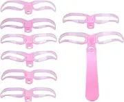 Eyebrow Stencil Kit for Women,8-Styles Eye Brow Shaper Set - Washable Portable Eyebrow Shaping Stencils for Travel Daily Use Party Date Night