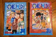 One Piece Vol. 33 & Vol 34 Viz Media Manga Water Seven