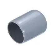 20pcs Rubber End Caps 19mm(3/4") ID Screw Thread Protectors Grey