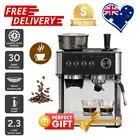 Barista-Style Espresso Coffee Machine with Built-In Grinder Birthday Gift