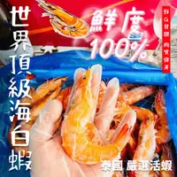 在飛比找蝦皮購物優惠-【潮鮮世代】世界品質第一 泰國 頂級海白蝦 / 999 嚴選