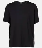 [Toteme] Toteme Classic jersey T-shirt AU 14 black