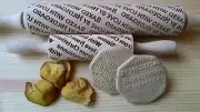 Personalized Rolling Pin. Embossing rolling pin. Rolling pin for embossed cookie
