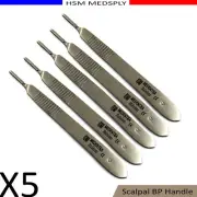 Anatomical Scalpel BP Handle No # 3 Dental Dissecting Dissection Lab Tools X5