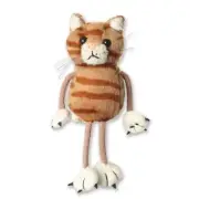 NEW PLUSH SOFT TOY Puppet Company 2102 Mini Cat Character Finger Puppet 10cm