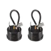 2pcs Refrigerator Thermal Overload Protector Compressor Replacement 1/5HP 150W
