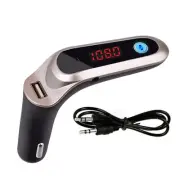 New Wireless Bluetooth Car FM Transmitter Radio Handsfree MP3 Player USB Charger