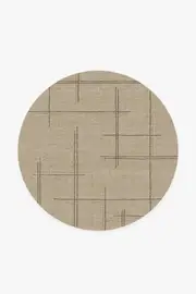 185' Round | Machine Washable Runner Rug | Kid & Pet Friendly | Indoor Rug | Stellan Latte Brown Rug | Ruggable