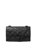 Tory Burch Fleming Convertible Leather Shoulder Bag