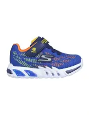 [Skechers] Flex Glow Elite Vorlo Infant Sneakers in Royal/Orange