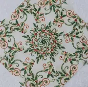 16 9.5" Winter Splender Stack 'n Whack Quilt Blocks * Kaleidoscope