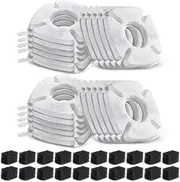 Ziodpwp 1 Set Cats Water Filters for Fountain Activated Carbon with Pre- Sponges for Pet Water Fountain
