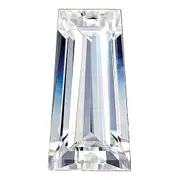 Gemstone Moissanite Pure Light D-E-F Color 5X2.5X2mm Tapered Baguette
