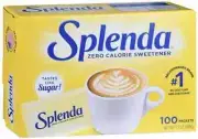 SM SPLENDA Zero Calorie Sweetener 100 Count Packets