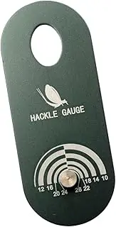kokiya Fly Tying Hackle Gauge Measuring Tool Fly Tying Gear Supplies Fly Fishing Accessories Equipment Compact Fly Tying Tool
