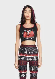 [Too Fast] Hail Santa Lace Tank Top