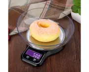 Kitchen Scale Food Scale Mini Electronic Platform Scale Digital Scale with Stainless Steel Platform Scale with Weighing Bowl