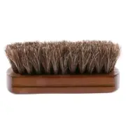 Professional Wooden Handle Shoes Brush Horse Hair Buffing Brush