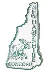 New Hampshire Concord United States Fridge Magnet