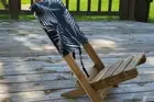 Ikea KASEBERGA Beach Chair. ⛱️ small 25 By 21 By 15. Unique. One Of The Kind.