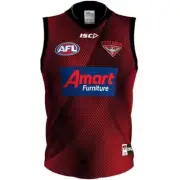 Essendon Bombers AFL ISC Mens Training Guernsey by Sporting House