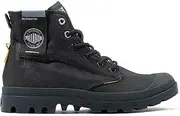 [Palladium] Unisex Pampa Ankle Boots, Black, 45 EU, Black, 45 EU