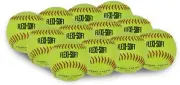 PowerNet Flexi Soft 11" Softballs 12 Pack | Cushioned Core Safety Ball