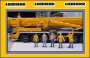 1/50 LIEBHERR GEN II Figure Set (5) - authentic paint and decals!!!!!
