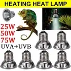 UVA+UVB 25W-75W Reptile Heat Basking Light Bulb Lamp For Tortoise Turtle Z9N2