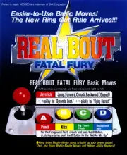 Real Bout Fatal Fury Neo Geo Arcade Marquee