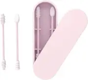 Silicone Cotton Swabs Stick Reusable Portable and Cleanable Ear Q-Tip Rough Fric