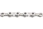 KMC X11EL Go Waxed Chain 118 Links [Colour: Silver]