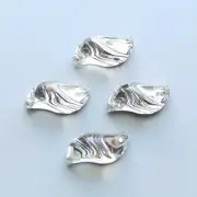 2 Rare Vintage Swarovski 2796/4 14x7mm Crystal Leaf GF Flat Back Stones