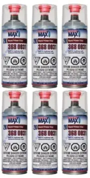 Spray Max 2K Rapid Primer Filler Gray- 3680031 (6 Pack)