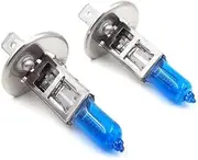 2 pieces Headlight Bulb 12 V 100 W, Super White Halogen Lamp 5600K (H1)