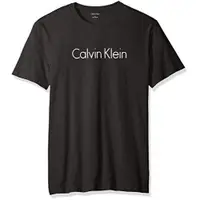 在飛比找ETMall東森購物網優惠-Calvin Klein 2018男時尚經典標誌黑色圓領短袖