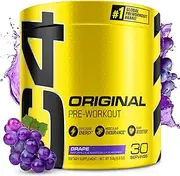 C4 Original Pre Workout Powder Grape Sugar Free Preworkout Energy for Men & Women 150mg Caffeine + Beta Alanine + Creatine - 30 Servings