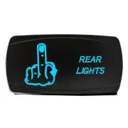 Polaris RANGER RZR XP1000 BLUE Rocker Switch LED REAR LIGHTS Horizontal UTV