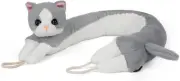 Door Draft Stopper 36 inch, Cute Cat Under Door Draft Blocker, Sound Noise