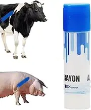 Livestock Marker Crayon - Sheep Marker Crayon, Cattle Marking Crayon | User-Friendly Design Livestock Marker, Animal Marking, Safe Livestock Marking for Pet Painting Marker
