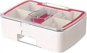 Pill Case with Cutter - Small Medicine Case Pill Cutter and Grinder - Pill Box Pill Splitter Pill Cutter for Small Or Large Pills, Portable Pill Crusher & Pill Case for Purse Pocket